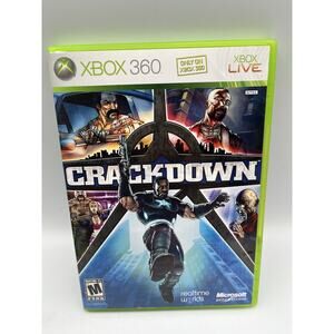 Crackdown Xbox 360 Complete CIB with Poster